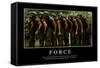 Force: Citation Et Affiche D'Inspiration Et Motivation-null-Framed Stretched Canvas