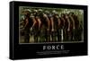 Force: Citation Et Affiche D'Inspiration Et Motivation-null-Framed Stretched Canvas