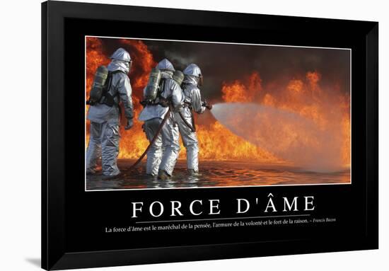 Force D'Âme: Citation Et Affiche D'Inspiration Et Motivation-null-Framed Photographic Print