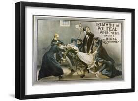 Force-Feeding Women in Prison-Alfred Pearse-Framed Art Print