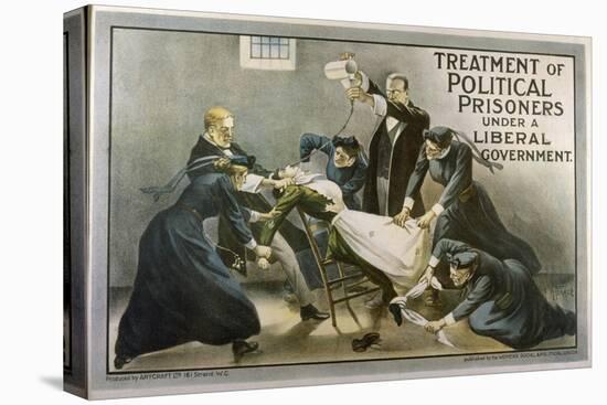 Force-Feeding Women in Prison-Alfred Pearse-Stretched Canvas