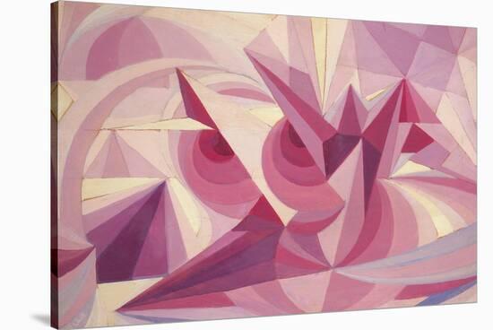 Force Lines of Landscape Amethyst-Giacomo Balla-Stretched Canvas