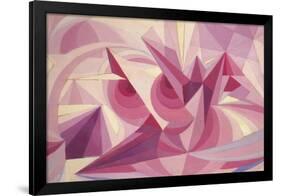 Force Lines of Landscape Amethyst-Giacomo Balla-Framed Giclee Print