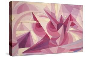 Force Lines of Landscape Amethyst-Giacomo Balla-Stretched Canvas