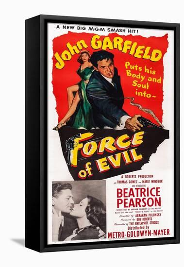 Force of Evil, John Garfield, Beatrice Pearson, 1948-null-Framed Stretched Canvas