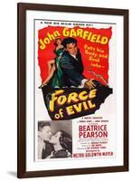 Force of Evil, John Garfield, Beatrice Pearson, 1948-null-Framed Art Print