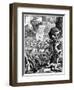 Forces under Alaric I, King of the Visigoths, in Battle, C410 (165)-Francois Chauveau-Framed Giclee Print