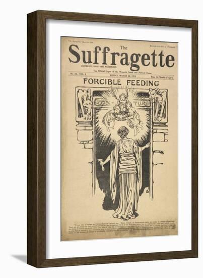 Forcible Feeding Cover of the Suffragette-null-Framed Giclee Print