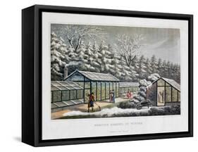 'Forcing Garden in Winter', 1816-Humphry Repton-Framed Stretched Canvas