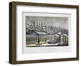 'Forcing Garden in Winter', 1816-Humphry Repton-Framed Giclee Print