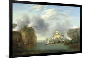 Forcing the Hudson River Passage-William Joy-Framed Giclee Print