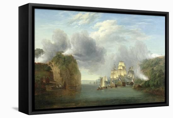 Forcing the Hudson River Passage-William Joy-Framed Stretched Canvas