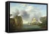 Forcing the Hudson River Passage-William Joy-Framed Stretched Canvas