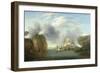 Forcing the Hudson River Passage-William Joy-Framed Giclee Print