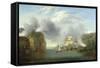 Forcing the Hudson River Passage-William Joy-Framed Stretched Canvas