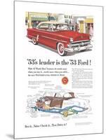 Ford 1953 Leader is the Ford-null-Mounted Premium Giclee Print