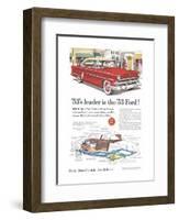 Ford 1953 Leader is the Ford-null-Framed Art Print