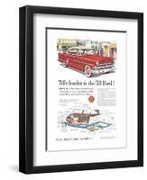 Ford 1953 Leader is the Ford-null-Framed Art Print