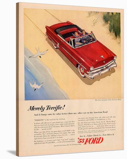 Ford 1953 - Merely Terrific-null-Stretched Canvas