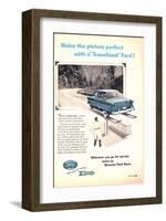 Ford 1954 Genuine Ford Parts-null-Framed Art Print