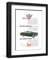 Ford 1954-Only Modern Styling-null-Framed Art Print