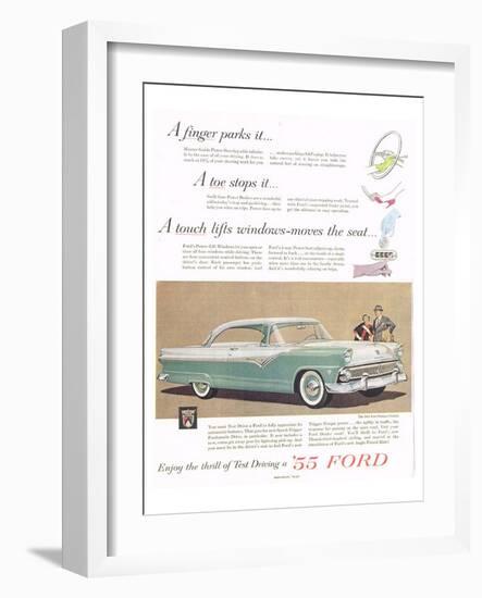 Ford 1955 a Finger Parks it-null-Framed Art Print