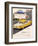 Ford 1956 Victoria V8-null-Framed Art Print