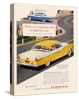 Ford 1956 Victoria V8-null-Stretched Canvas