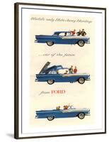 Ford 1957 Hideaway Hardtop-null-Framed Premium Giclee Print