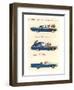 Ford 1957 Hideaway Hardtop-null-Framed Art Print