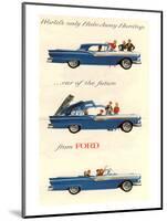 Ford 1957 Hideaway Hardtop-null-Mounted Art Print