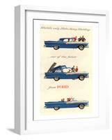 Ford 1957 Hideaway Hardtop-null-Framed Art Print