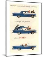 Ford 1957 Hideaway Hardtop-null-Mounted Art Print