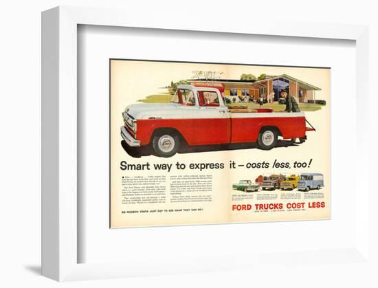 Ford 1957 Smart Way to Express-null-Framed Art Print