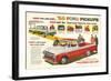 Ford 1958 `58 Ford Pickups-null-Framed Art Print