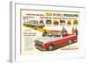 Ford 1958 `58 Ford Pickups-null-Framed Art Print