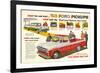 Ford 1958 `58 Ford Pickups-null-Framed Art Print