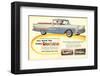 Ford 1958 All New `58 Ranchero-null-Framed Art Print