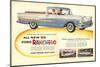 Ford 1958 All New `58 Ranchero-null-Mounted Art Print