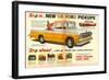 Ford 1958 New `58 Pickups-null-Framed Art Print