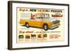 Ford 1958 New `58 Pickups-null-Framed Art Print