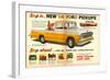 Ford 1958 New `58 Pickups-null-Framed Art Print