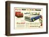 Ford 1958 Step in - Step Ahead-null-Framed Art Print