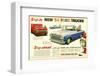 Ford 1958 Step in - Step Ahead-null-Framed Art Print