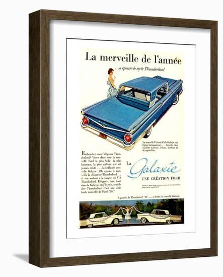 Ford 1959 Galaxie Merveille-null-Framed Art Print