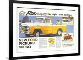 Ford 1959 Go Forward for Style-null-Framed Premium Giclee Print