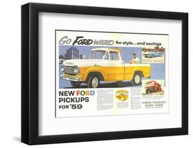 Ford 1959 Go Forward for Style-null-Framed Art Print