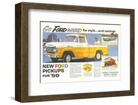 Ford 1959 Go Forward for Style-null-Framed Art Print