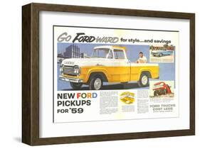 Ford 1959 Go Forward for Style-null-Framed Art Print