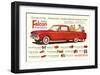 Ford 1960 Falcon Ranchero-null-Framed Art Print